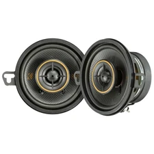 Kicker 51KSC3504 KS-Series 3.5" Coaxial Speakers with .5" tweeters, 4-Ohm, Pair