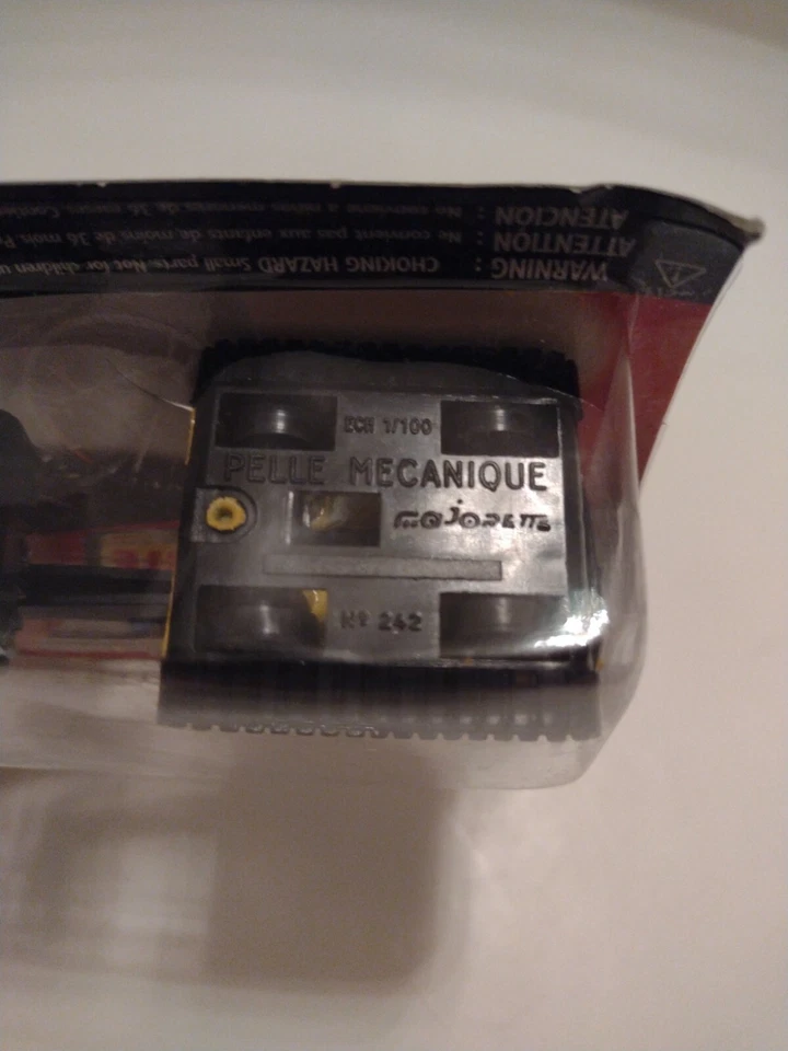 Motor de pala mecánico de pelle amarillo serie 200 Majorette #242 Foto 3 de 4