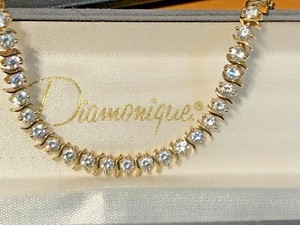 qvc diamonique tennis bracelet