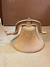 Vintage Large Cast Iron Dinner Bell