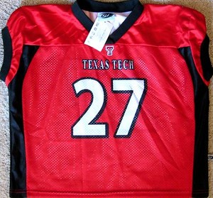 texas tech red raiders jersey