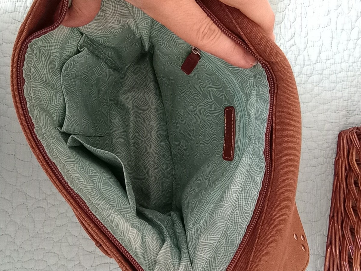 THE SAK VINTAGE Convertible Ventura Brown Distressed Leather Backpack/Crossbody Brown Leather Convertable Backpack to Messenger Bag, the Sak  main image 2