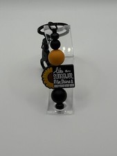 Sunflower Keychain Like a Sunflower, Rise, Shine, and Keep Your Head High