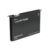 Rexel Crystalfile Extra 30mm Suspension File Black (Pack of 25) 3000081