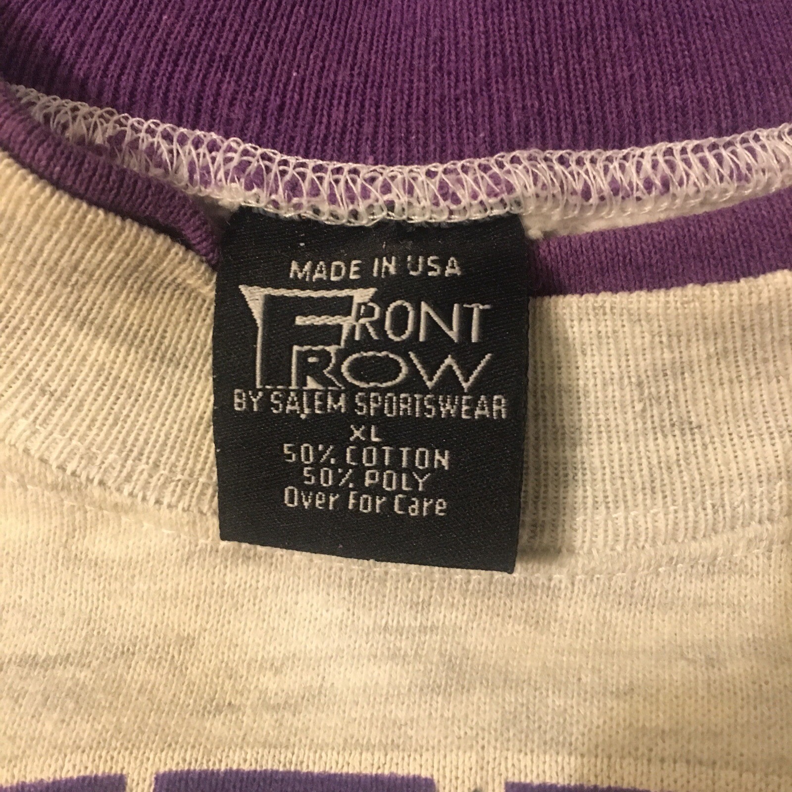 Felpa NBA vintage 1990 Los Angeles Lakers XXL fila anteriore di Salem Sportswear