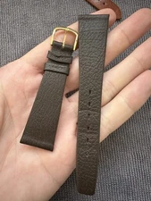 Vintage Watch Strap 20 mm  Leather Nos Top Quality V55