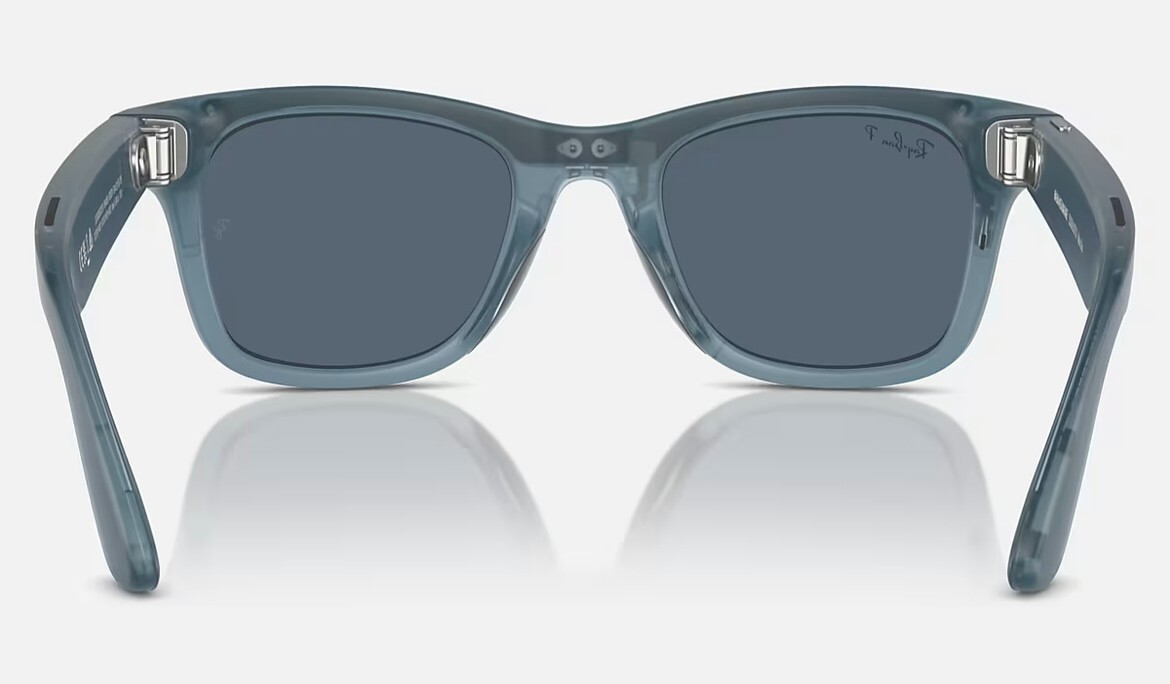 Ray-Ban  Wayfarer ジーンズ　新品未開封　レイバン　メタ Ray-Ban Meta Wayfarer (Refurbished), Matte Jeans Transparent