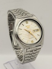 Seiko 5 Automatic Watch ref. 7009 878A Japan Stainless Steel 36mm Working good