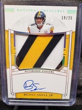 2019 Benny Snell Jr Patch Auto National Treasures 19/25 Pittsburg Steelers