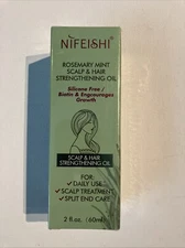 Nifeishi Rosemary Mint Scalp & Hair Strengthening Oil - Biotin -  2 oz / 60 ml