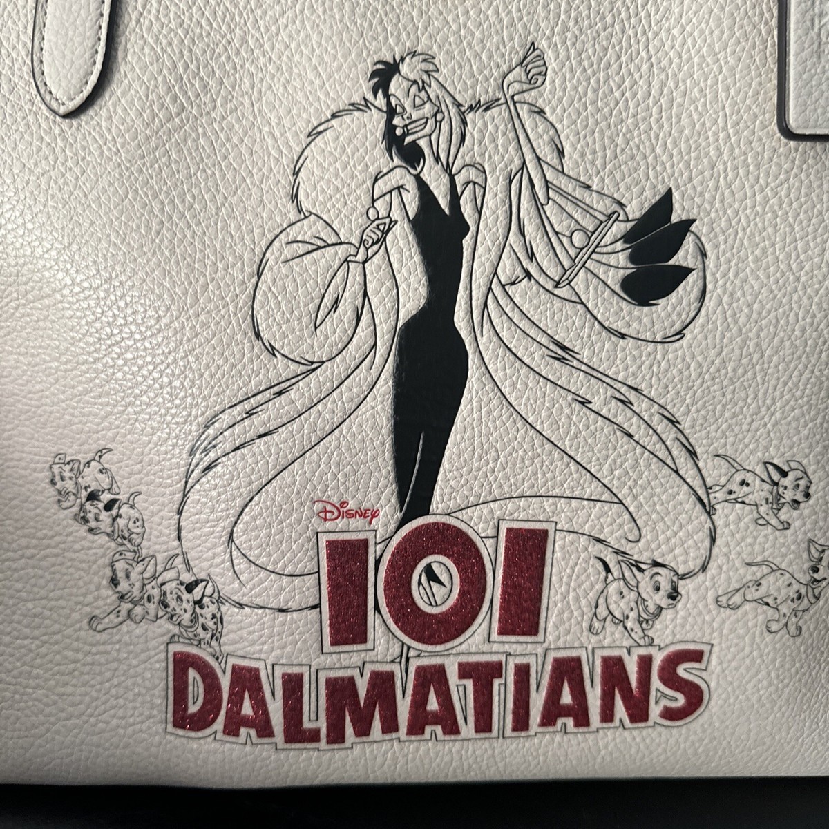 Coach Disney X Cruella De Vil 101 Dalmatians City Tote Purse