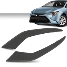 Front Bumper Insert Fog Light Cover Fit For 2020-2022 Toyota Corolla LE XLE