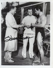 S-GORDON SCOTT/HARRY LAUTER foto autografata TARZAN CON CERTIFICATO DI AUTENTICITÀ