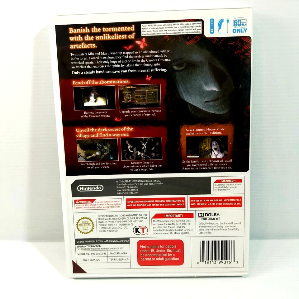 Project Zero 2 Wii Edition Nintendo Wii Pre-Owned Complete With Manual - Image 2 of 4