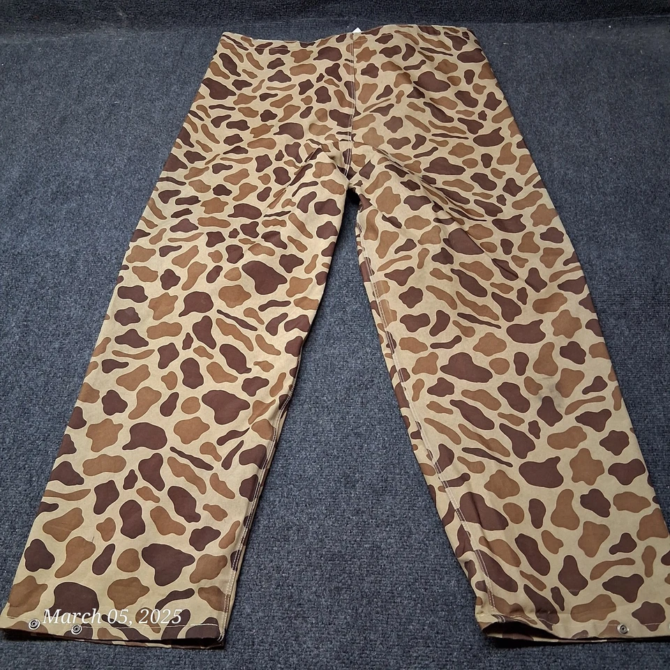 Hodgeman Waterproof Duck Camouflage Hunting Fishing Rain Pants Size Medium - Image 4 of 4