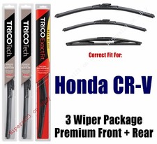 Wipers 3pk Premium Beam Front/Rear fit 2017+ Honda CR-V 19260/170/12B