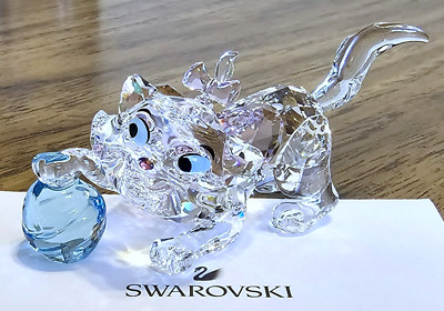   Swarovski Crystal 2025 Disney Aristocats, Marie Cat Figurine, Ball, Bows NIB