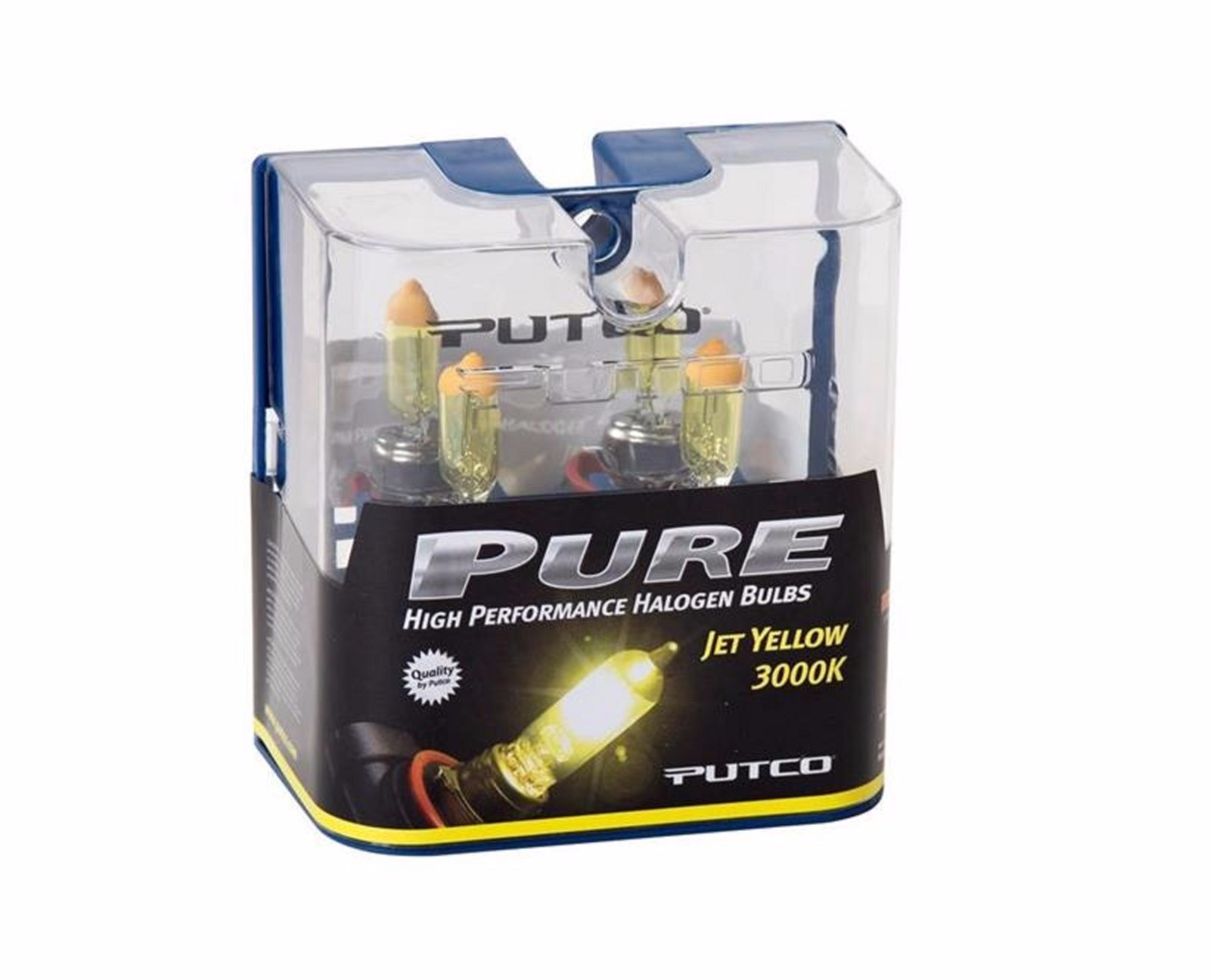 Putco 3000K Yellow H9 230009JY 65W Two Bulbs Head Light Replacement Motorcycle