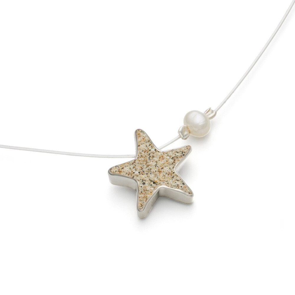 DUR Halskette K2595 Песочно-восточный Перламутровые нити 42 см 9590₽