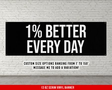 Motivational Home Gym Banner - Large Quote Wall Art