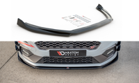 Cup Spoilerlippe Schwarz FüR Ford Fiesta ST MK8 Frontspoiler Spoilerschwert V1