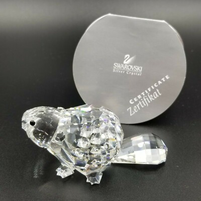 Swarovski Silver Crystal Beaver NIB with COA 7616 NR 000 001 | eBay