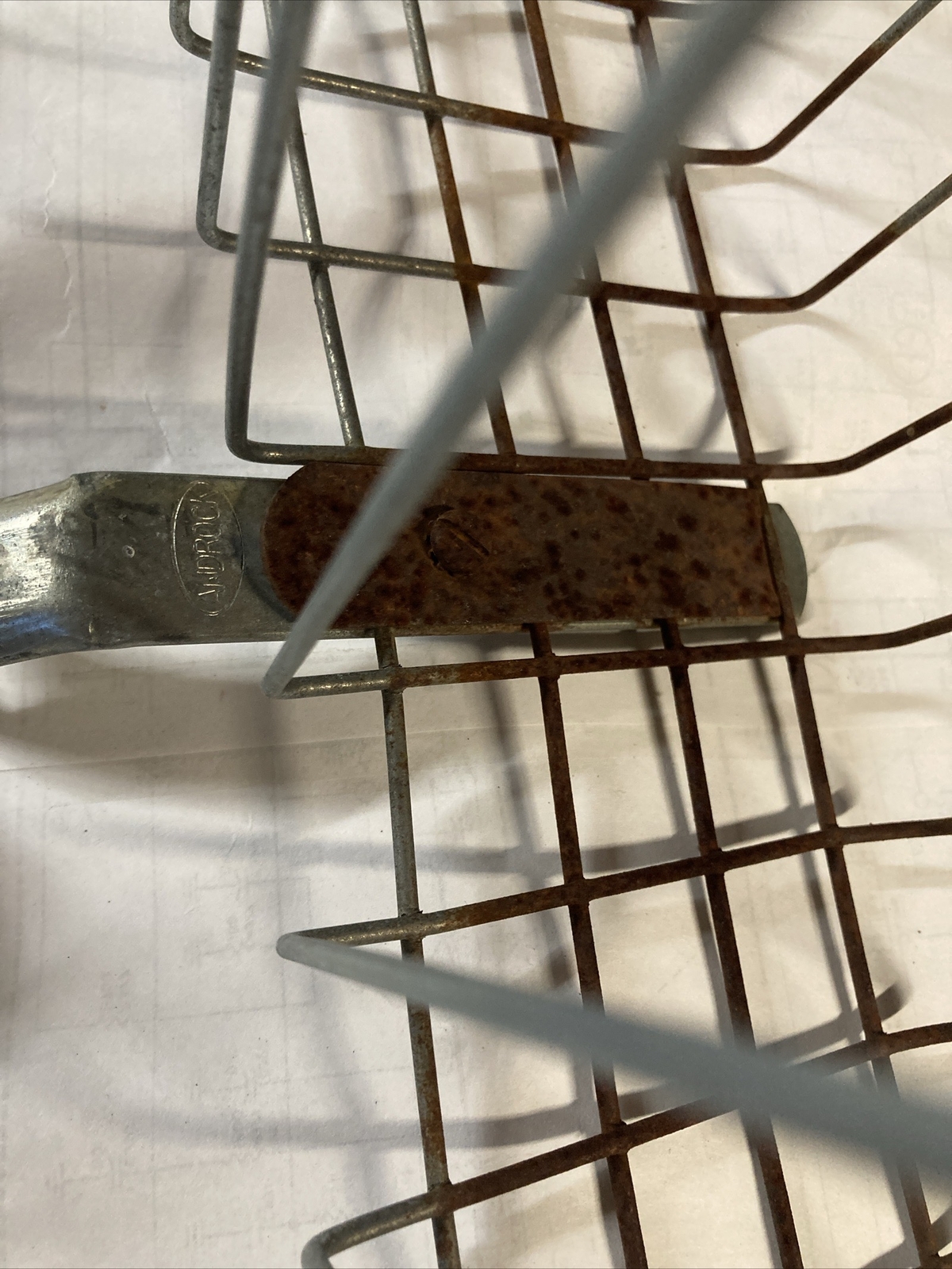 Vintage Androck Cruiser Rear Twin Wire Bicycle Baskets Schwinn Style