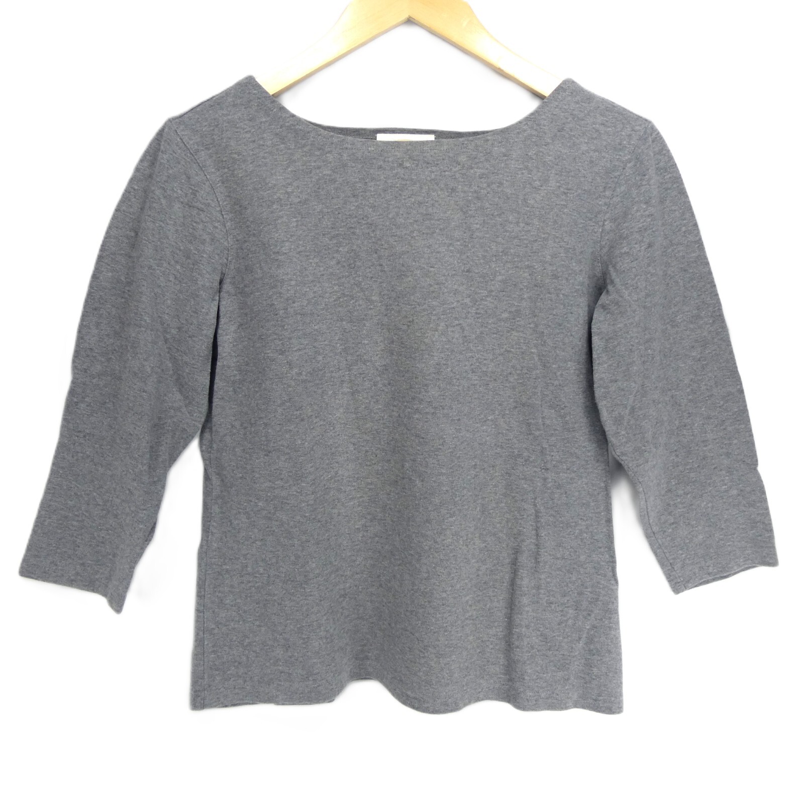 Talbots Women’s Size Medium Solid Gray Cotton Ble… - image 1