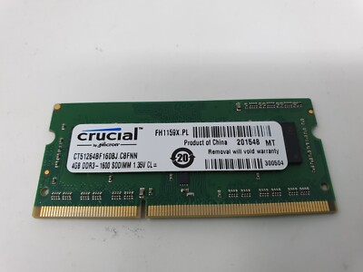 Dell Latitude E7250 RAM Arbeitsspeicher 4GB PC3L-12800S DDR3-1600 Crucial CT51264BF160BJ
