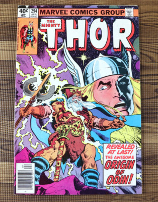 1980 Marvel Comics The Mighty THOR #294 Origin of Odin
