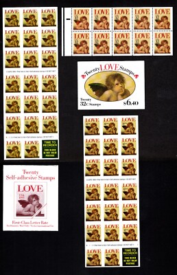 1995-1996 Choice of LOVE Booklet or Pane BK229/2949/2959/3030a! MNH US Stamps