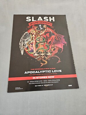 TPEEP104 MAGAZINE ADVERT 11X8'' SLASH FT MYLES KENNEDY - APOCALYPTIC LOVE 