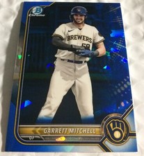 Garrett Mitchell 2022 Bowman Chrome Sapphire Baseball Prospect #BCP-167
