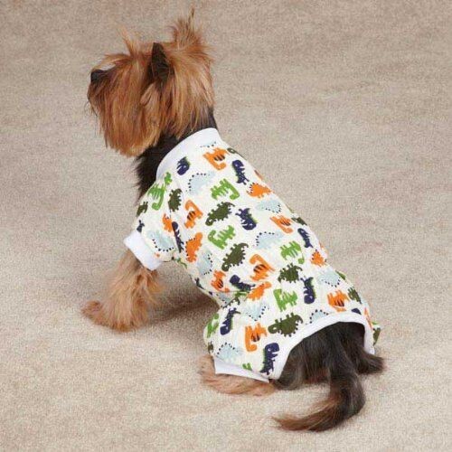 Casual Canine Dino Dog Pajamas, One Piece Dinosaur Dog Pajamas