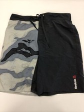 Reebok Swim Shorts Small Reebok Camo Pattern