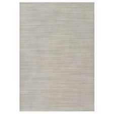 12'1"x17'9" Beige Plain Modern Design Pure Wool Hand Loomed Oversized Rug R90791