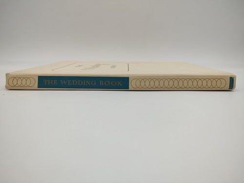 The Wedding book Hardcover Jeanne Wright 1947 Etiquette & Planing Guide Vintage - Foto 2 di 16