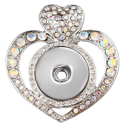 Hot Women Crystal Jewelry Necklace Pendant Fit 18mm Noosa Snap Button N359 Hot Women Crystal Jewelry Necklace Pendant Fit 18mm Noosa Snap Button N359