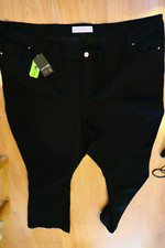 Jeans bootcut nero vita alta super morbido