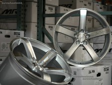 20x10.5 Mrr Vp5 Wheels 5x120 20 Silver Machined Face 20 Concave Rims Set 4 20x10.5 Mrr Vp5 Wheels 5x120 20 Silver Machined Face 20 Concave Rims Set 4