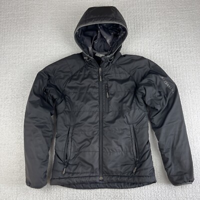 Salomon Women's PrimaLoft Hooded Jacket quilted Insulated Ultralight Sz XS Black