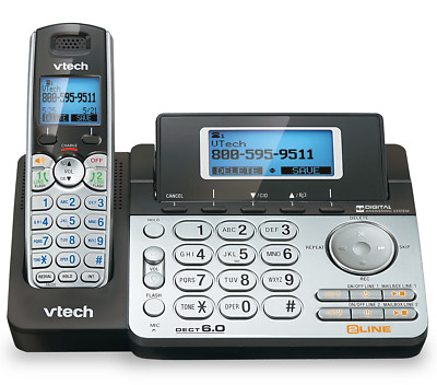 VTech 1 Handset 2 Line Cordless Phone System with Answering System & Caller ID