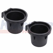 2x Front Console Cup Holder Insert Liner Fit For Ford Expedition F-150 Navigator