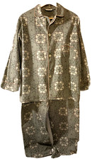 Berkleigh vintage 1960s PAISLEY PAJAMAS cotton women's B medium NICE