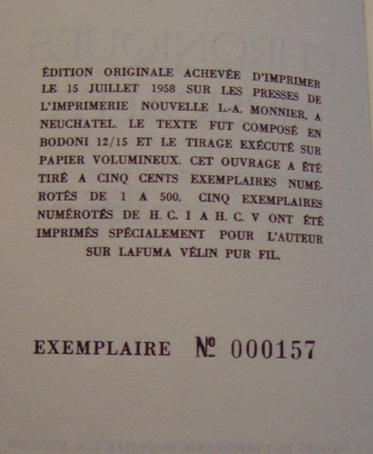 ROCHAS Milès - CHRONIQUES MUSICALES - EDITION ORIGINALE - 1958 - Imagen 3 de 4