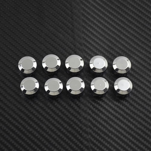 10 un. Tornillos Cubiertas 9 mm Inner Hole Bolt Cover Cap Fit For Harley Chrome - Imagen 5 de 7
