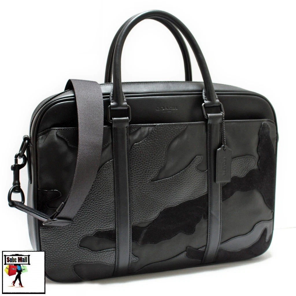 Coach matte store black bag