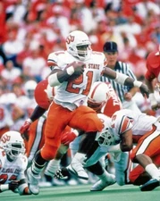 1988 Oklahoma State BARRY SANDERS Glossy 8x10 Photo College Football Print