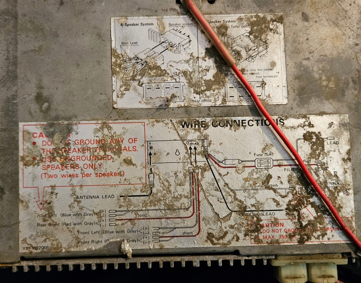 Vintage Panasonic InDash 8 Track Player RARE Untested CQ2520 Sold As