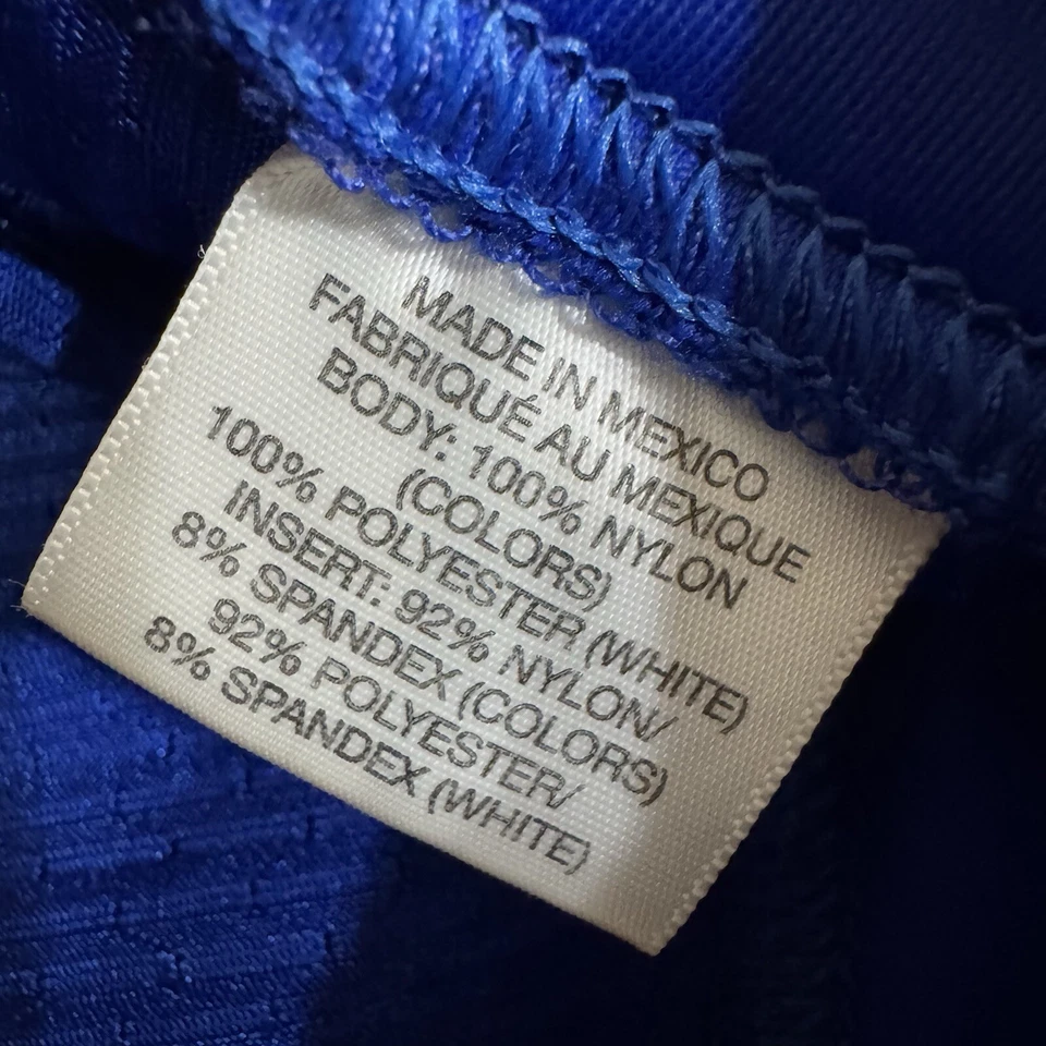 Camiseta de fútbol de secundaria para hombre extra grande azul corte de juego bajo armadura Foto 4 de 4